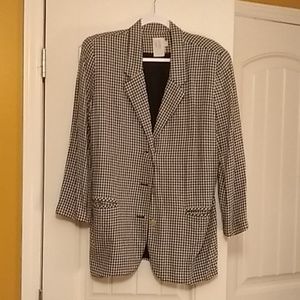 Vintage 80's Gingham Blazer